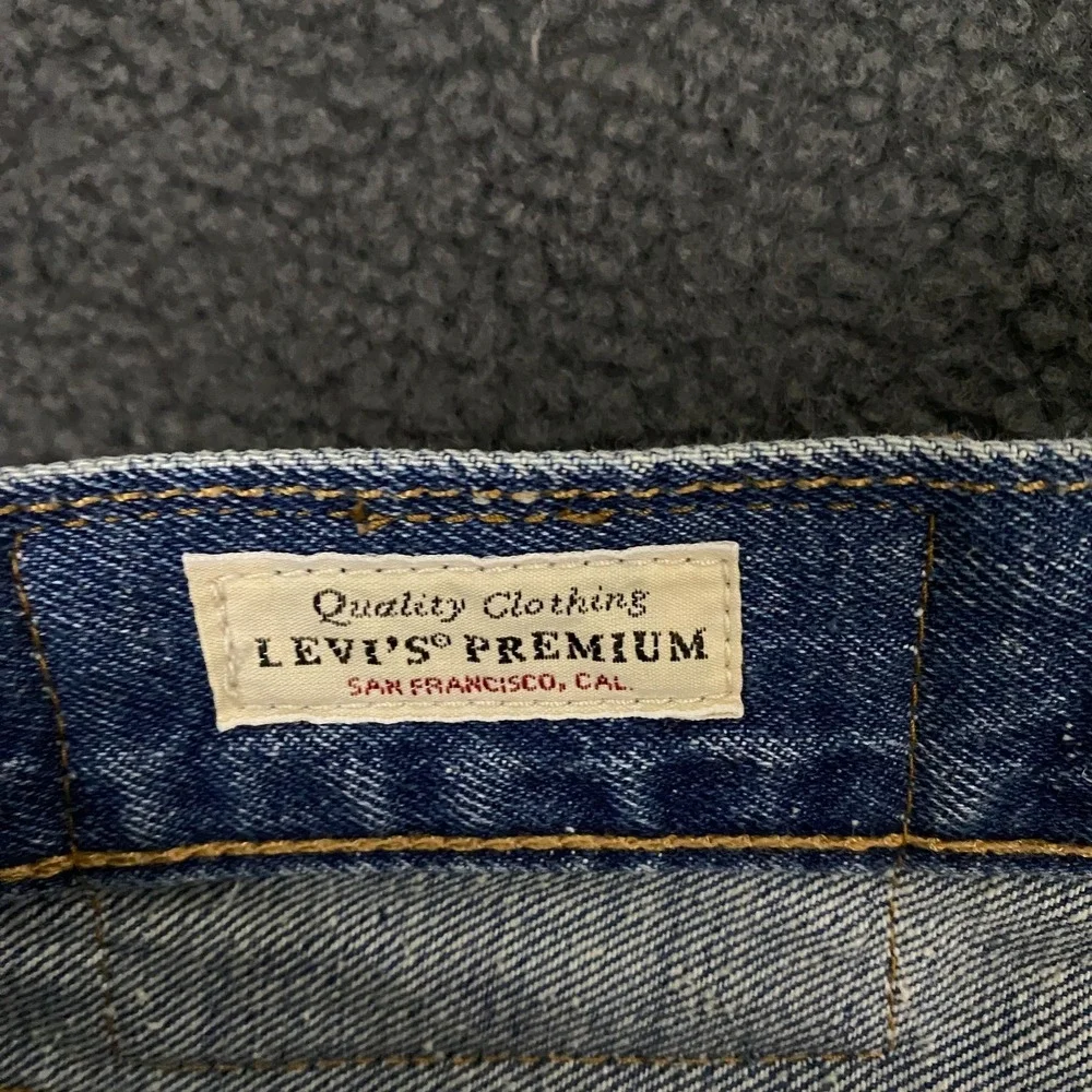 Levis 501 Original Selvedge Jeans 32x30 Blue Big E Premium Denim